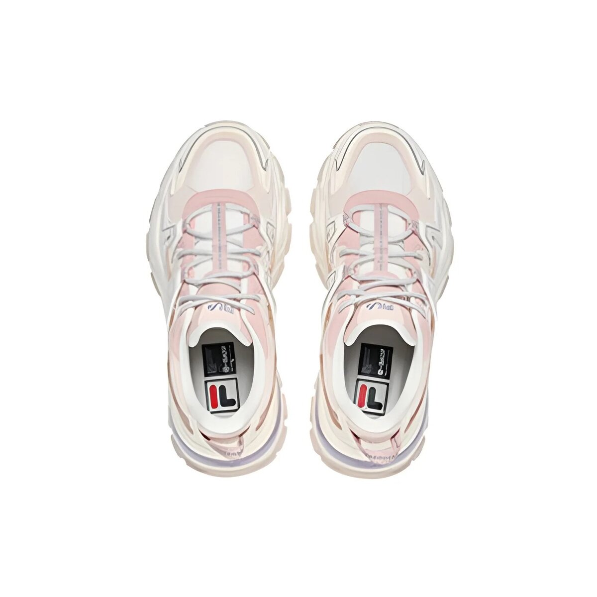 Sneakers Aurora "Bianco Rosa Viola"