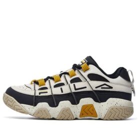 Sneakers Barricade Low "Bianco Nero Giallo"