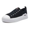 Sneakers basse da moda Court, nero