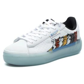 Sneakers basse Fashion Court Bianco/Verde