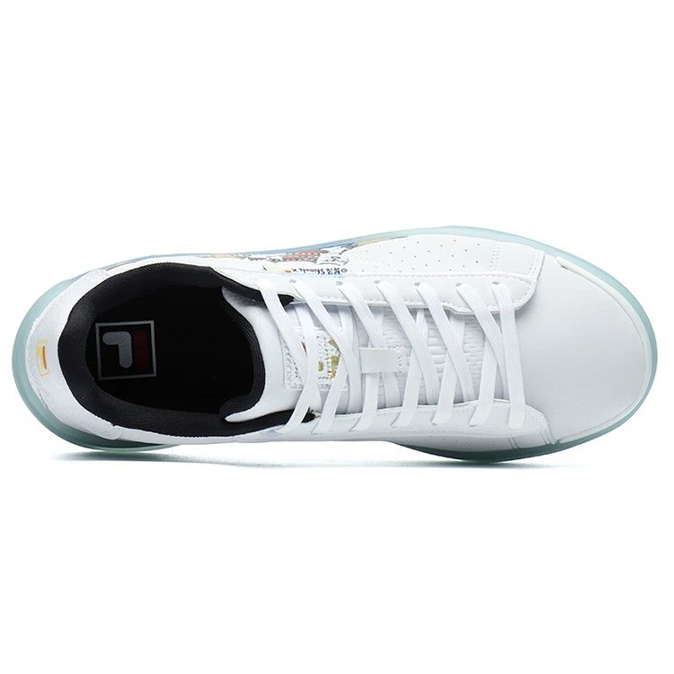 Sneakers basse Fashion Court Bianco/Verde