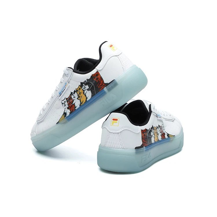 Sneakers basse Fashion Court Bianco/Verde