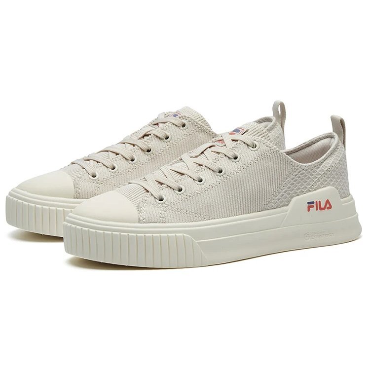Sneakers basse Fashion Court color crema/bianco