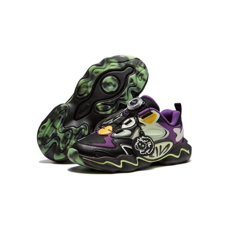 Sneakers Boa "Viola Nero Verde"