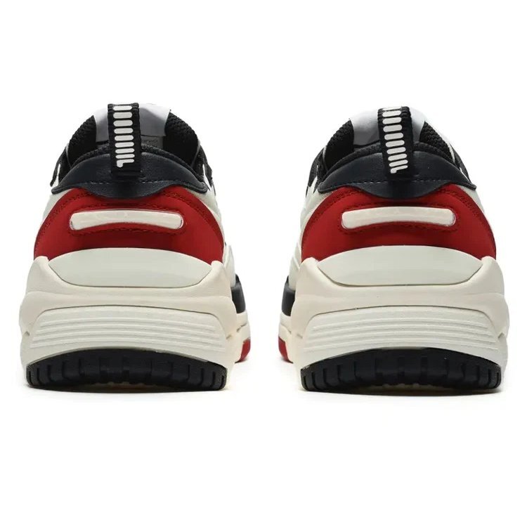 Sneakers Canestro "Bianco Nero Rosso"