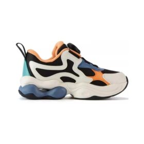 Sneakers casual “Bianco Arancione Blu”