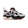 Sneakers casual "Bianco Nero Rosa"