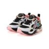 Sneakers casual "Bianco Nero Rosa"