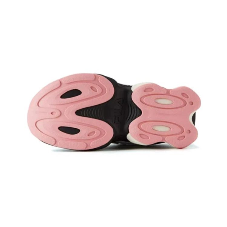 Sneakers casual "Bianco Nero Rosa"
