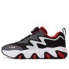 Sneakers casual essenziali "Grigio Nero Rosso"