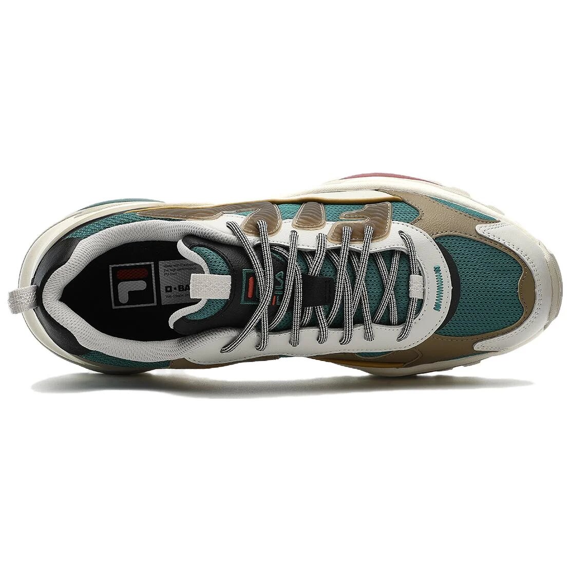 Sneakers Cella "Beige Verde Marrone"