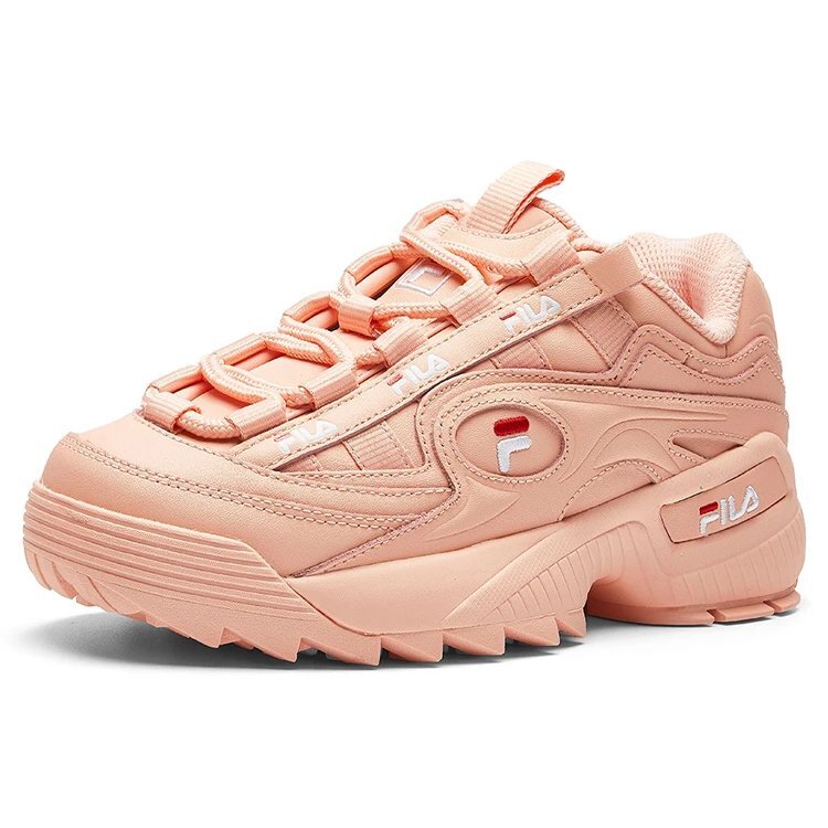Sneakers chunky D-formation VNTG GS rosa
