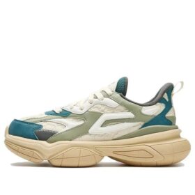 Sneakers chunky NUCLEO ICONA "White Green Teal"