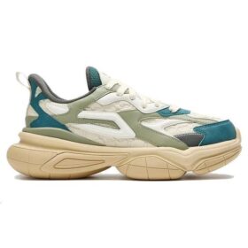 Sneakers chunky NUCLEO ICONA “White Green Teal”
