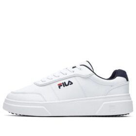 Sneakers con zeppa, bianche