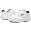 Sneakers con zeppa, bianche