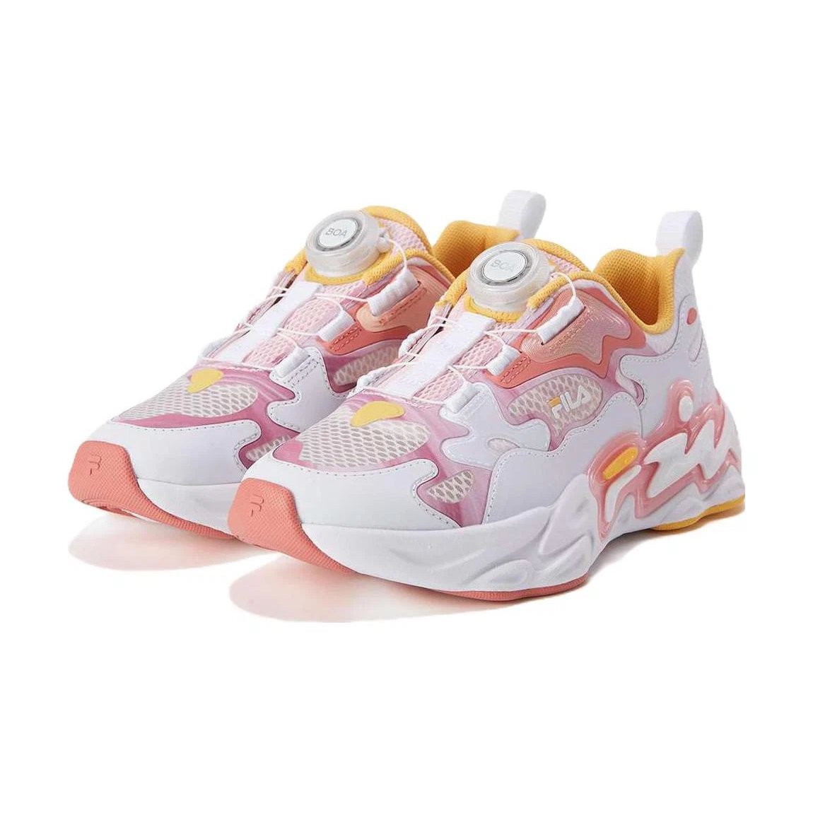 Sneakers da corsa alla moda "White Pink"