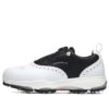 Sneakers da golf con tacchetti "White Black"