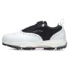 Sneakers da golf con tacchetti "White Black"