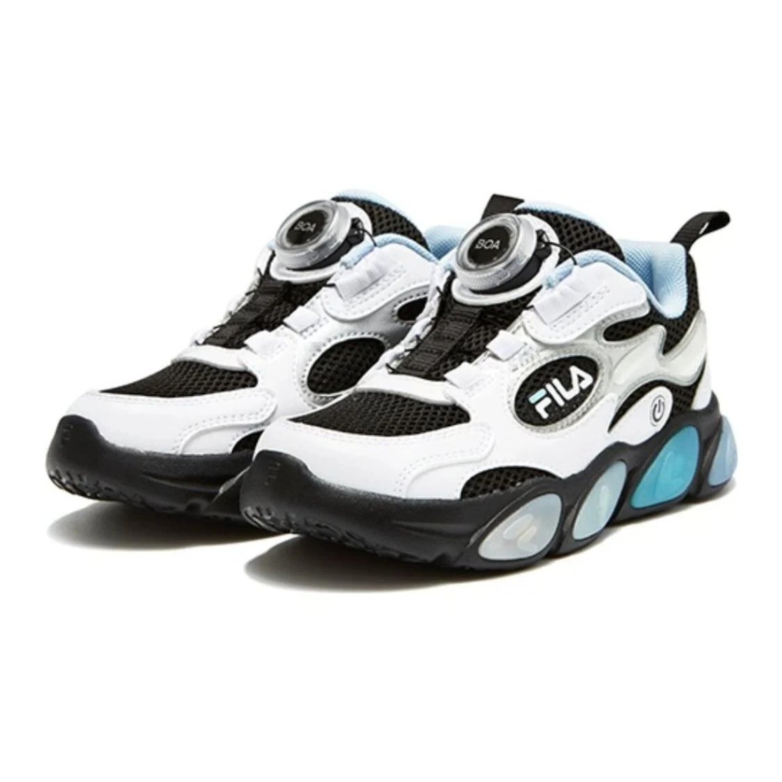 Sneakers FERRIS WHEEL "Bianco Nero Blu"