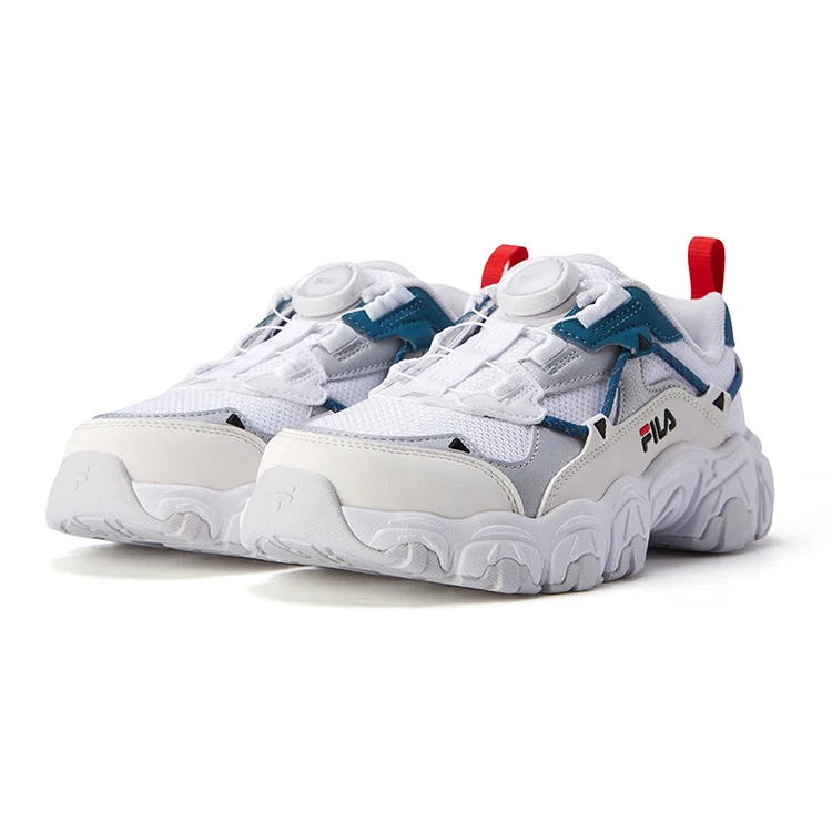 Sneakers Fluid "Bianco Grigio Verde acqua"