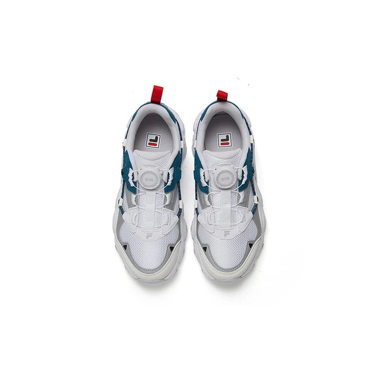 Sneakers Fluid "Bianco Grigio Verde acqua"