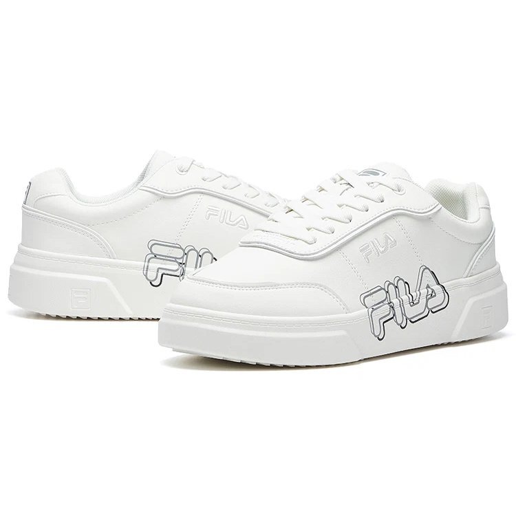 Sneakers Game Point Platform bianche