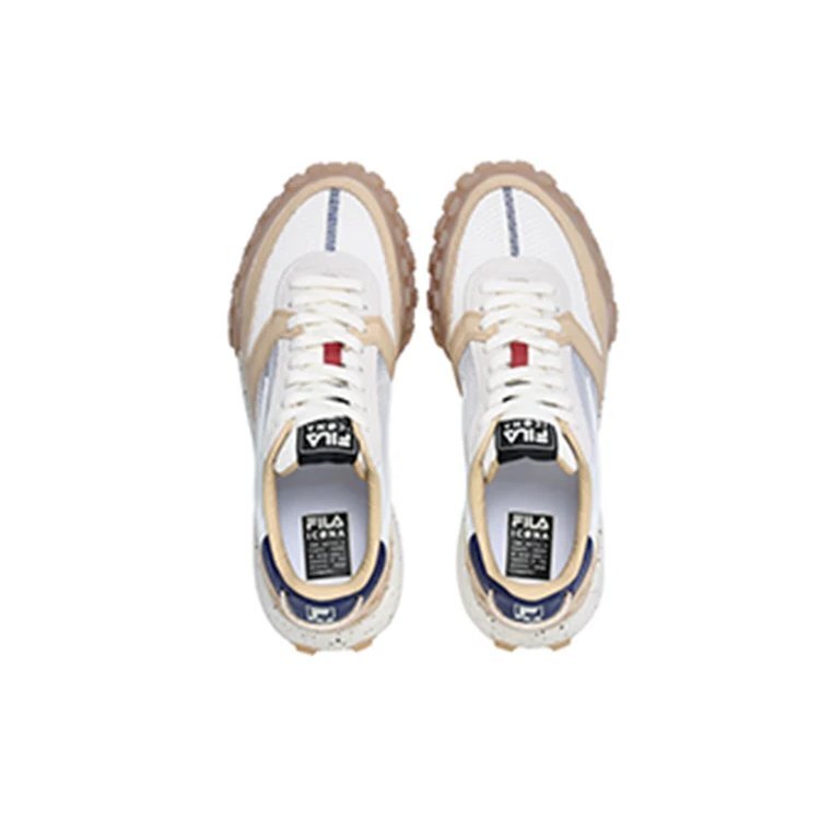 Sneakers Gara Chunky "Bianco Grigio Beige"