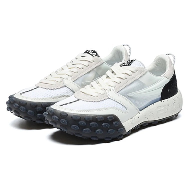 Sneakers Gara Chunky "Bianco Nero"