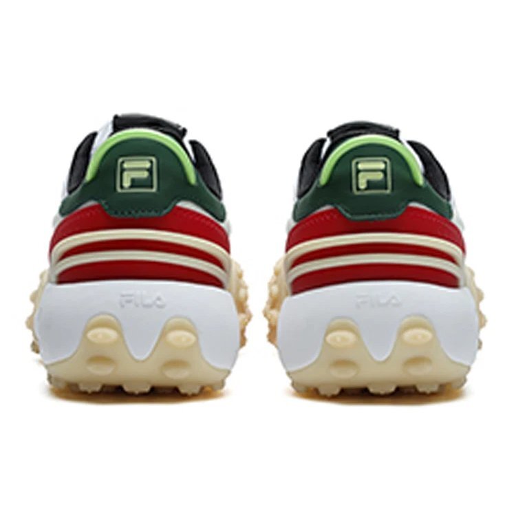 Sneakers Gara Chunky "Bianco Rosso Verde"