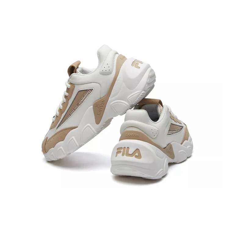 Sneakers Lanvin x Fila Bianco/Giallo