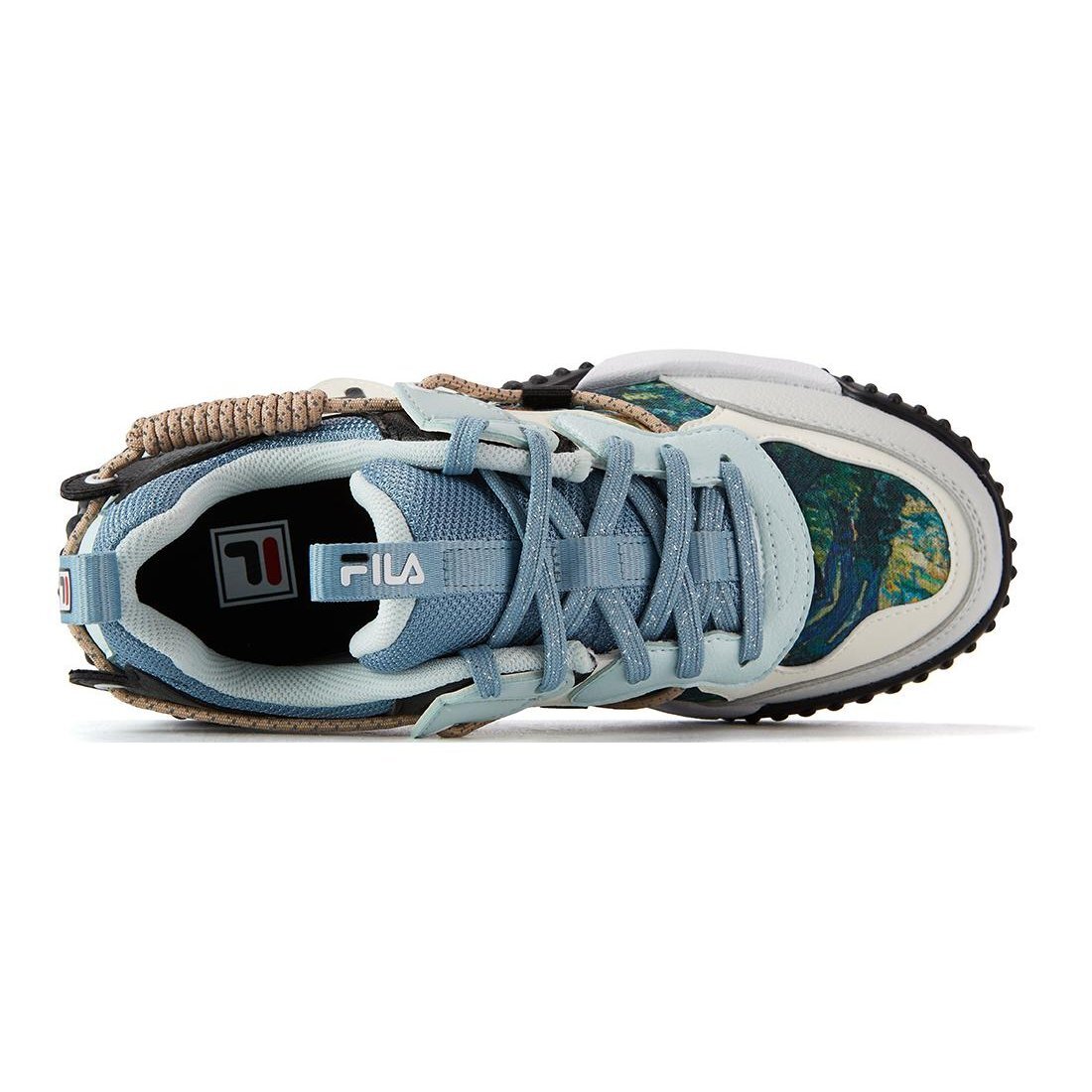 Sneakers lifestyle "Bianco Blu Nero"
