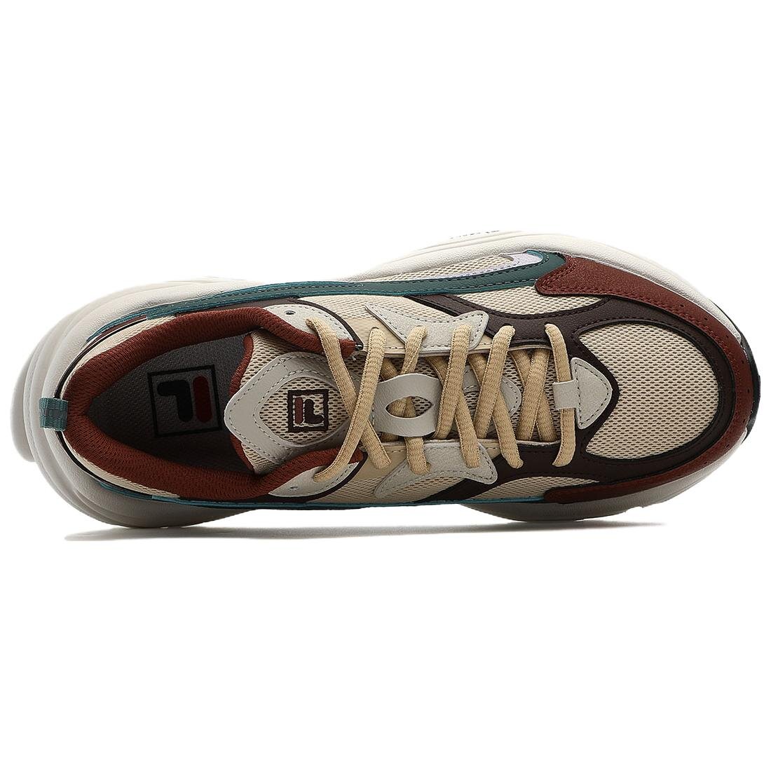 Sneakers Mars 1S SMU "Beige Marrone Rosso"