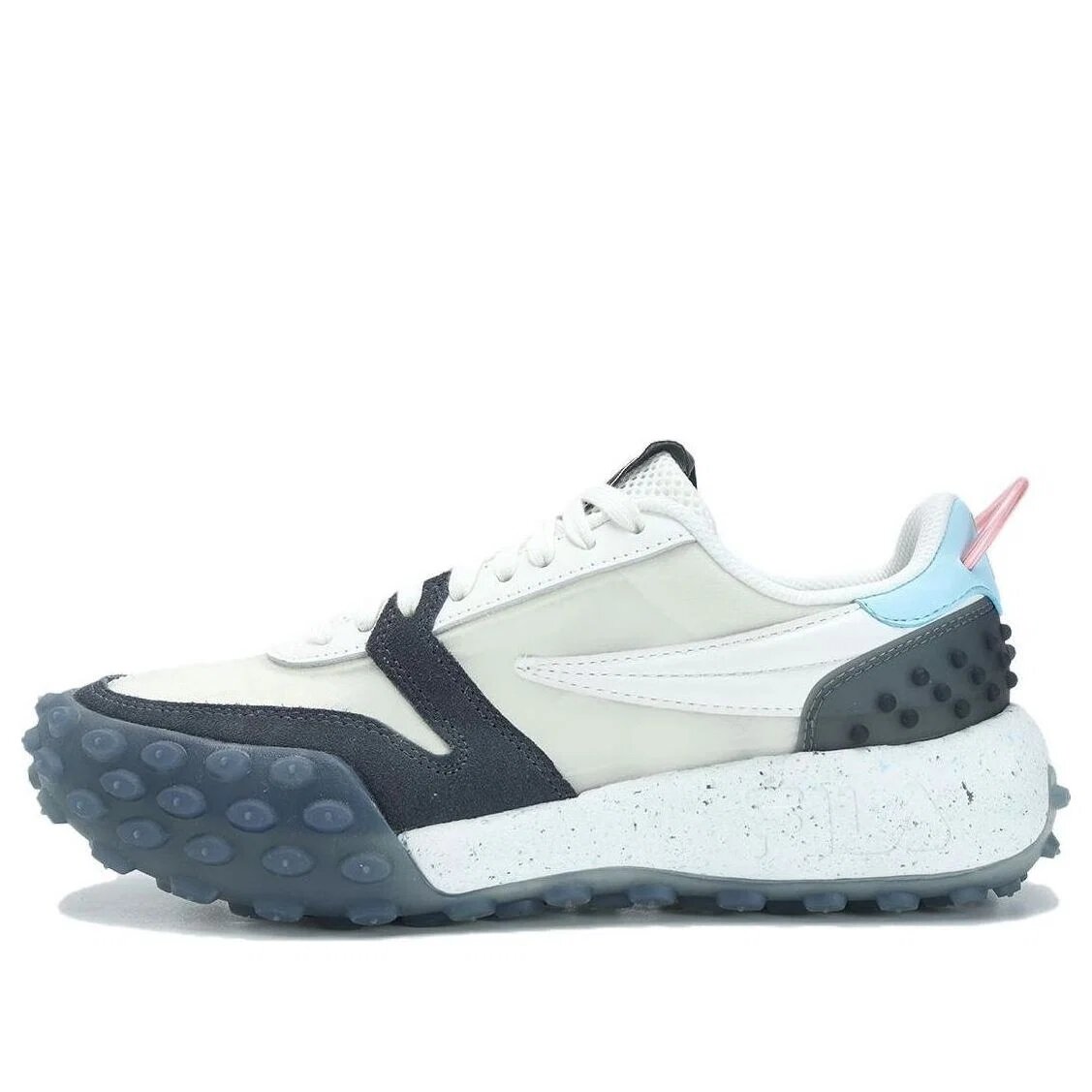 Sneakers Mix "White Navy"