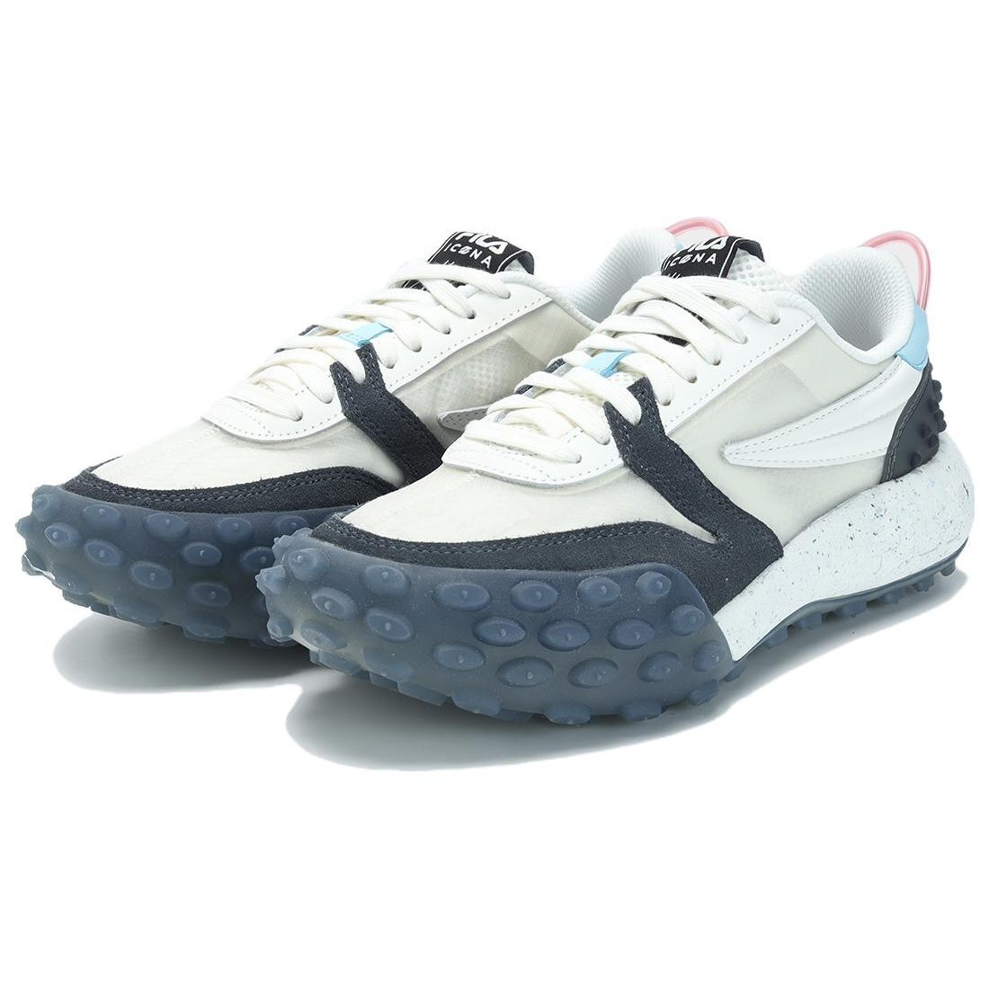 Sneakers Mix "White Navy"