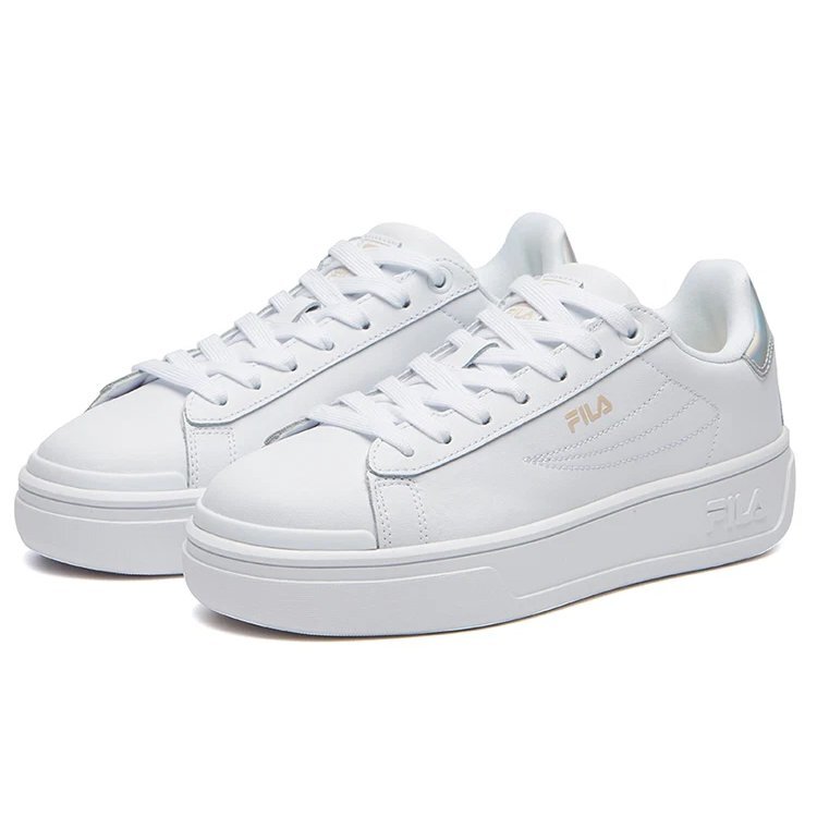 Sneakers piatte alla moda - Bianco