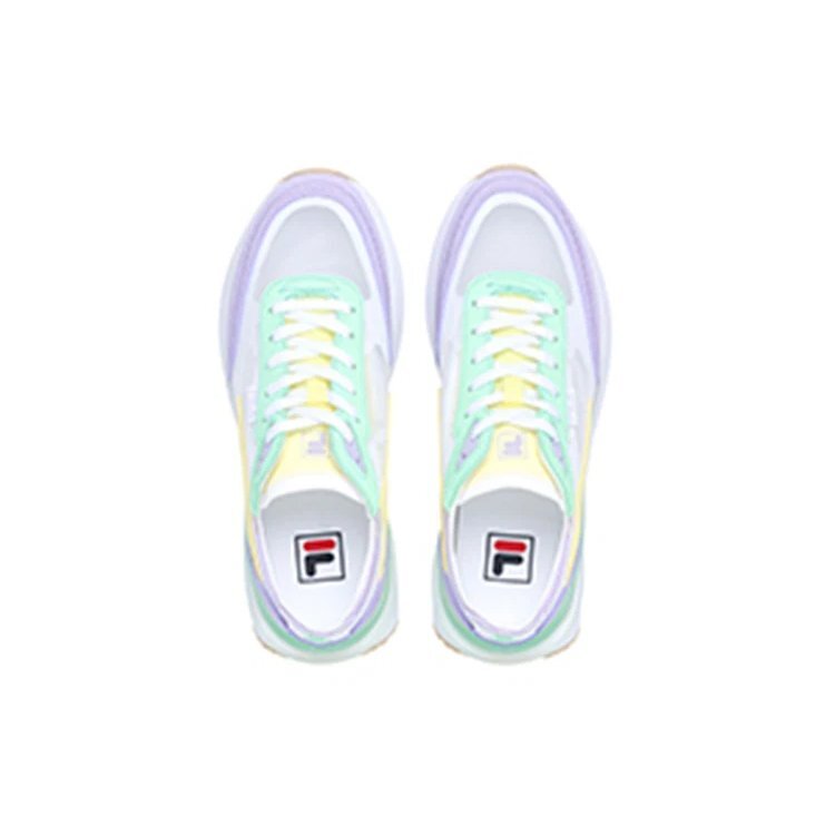 Sneakers Renno Classics "Bianco Lilla Verde"