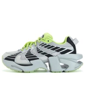 Sneakers Space Low "Argento Nero Verde"