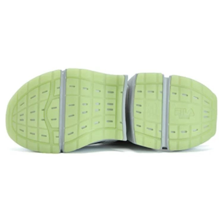 Sneakers Space Low "Argento Nero Verde"