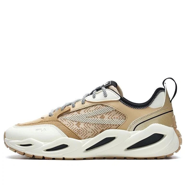 Sneakers sportive "Beige Bianco"