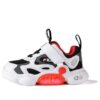 Sneakers sportive "Bianco Nero Arancione"