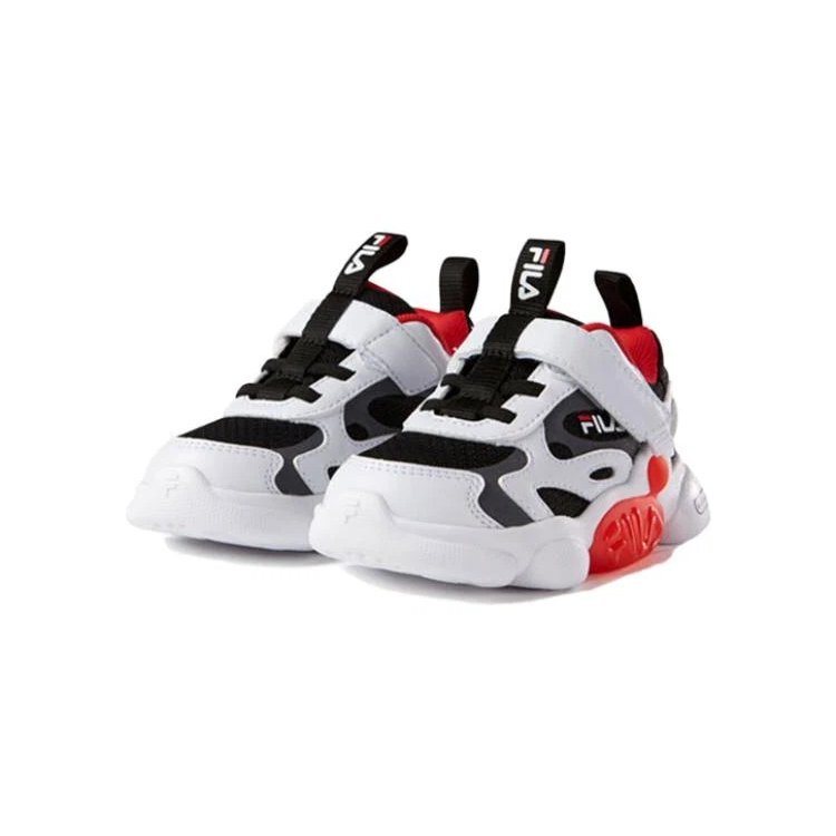 Sneakers sportive "Bianco Nero Arancione"