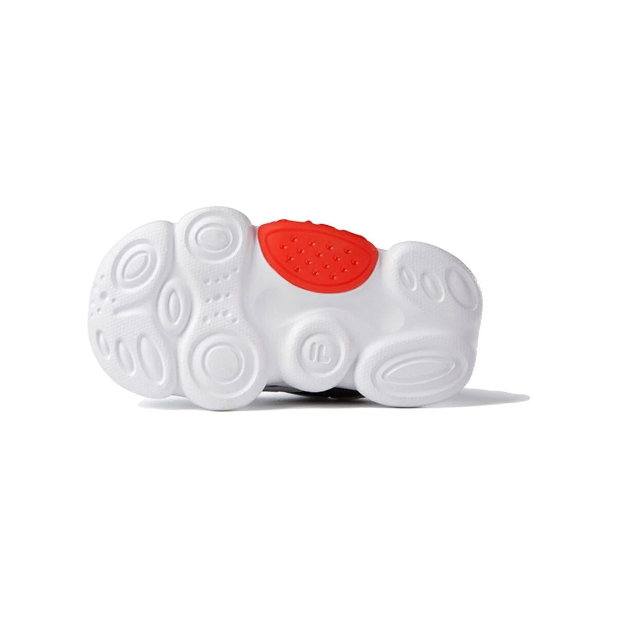 Sneakers sportive "Bianco Nero Arancione"
