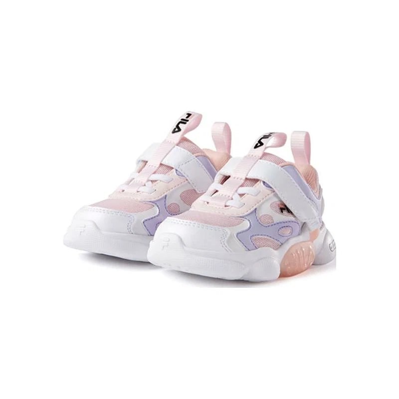 Sneakers sportive "Bianco Rosa Viola"