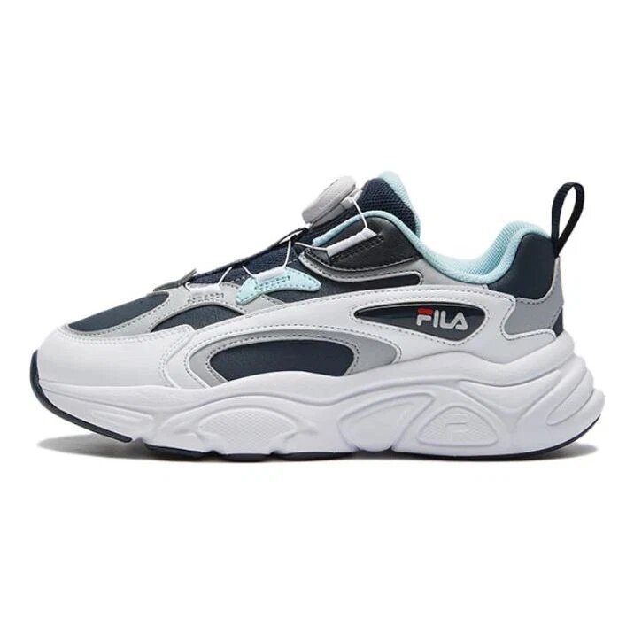 Sneakers sportive BOA "Bianco/Blu navy"