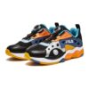 Sneakers sportive "Nero Blu Arancione"