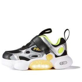 Sneakers sportive "Silver Black Green"