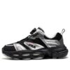 Sneakers sportive vintage "Black Silver"