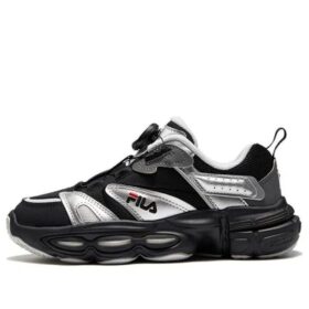 Sneakers sportive vintage "Black Silver"