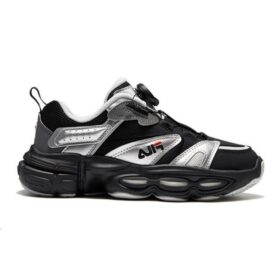 Sneakers sportive vintage “Black Silver”